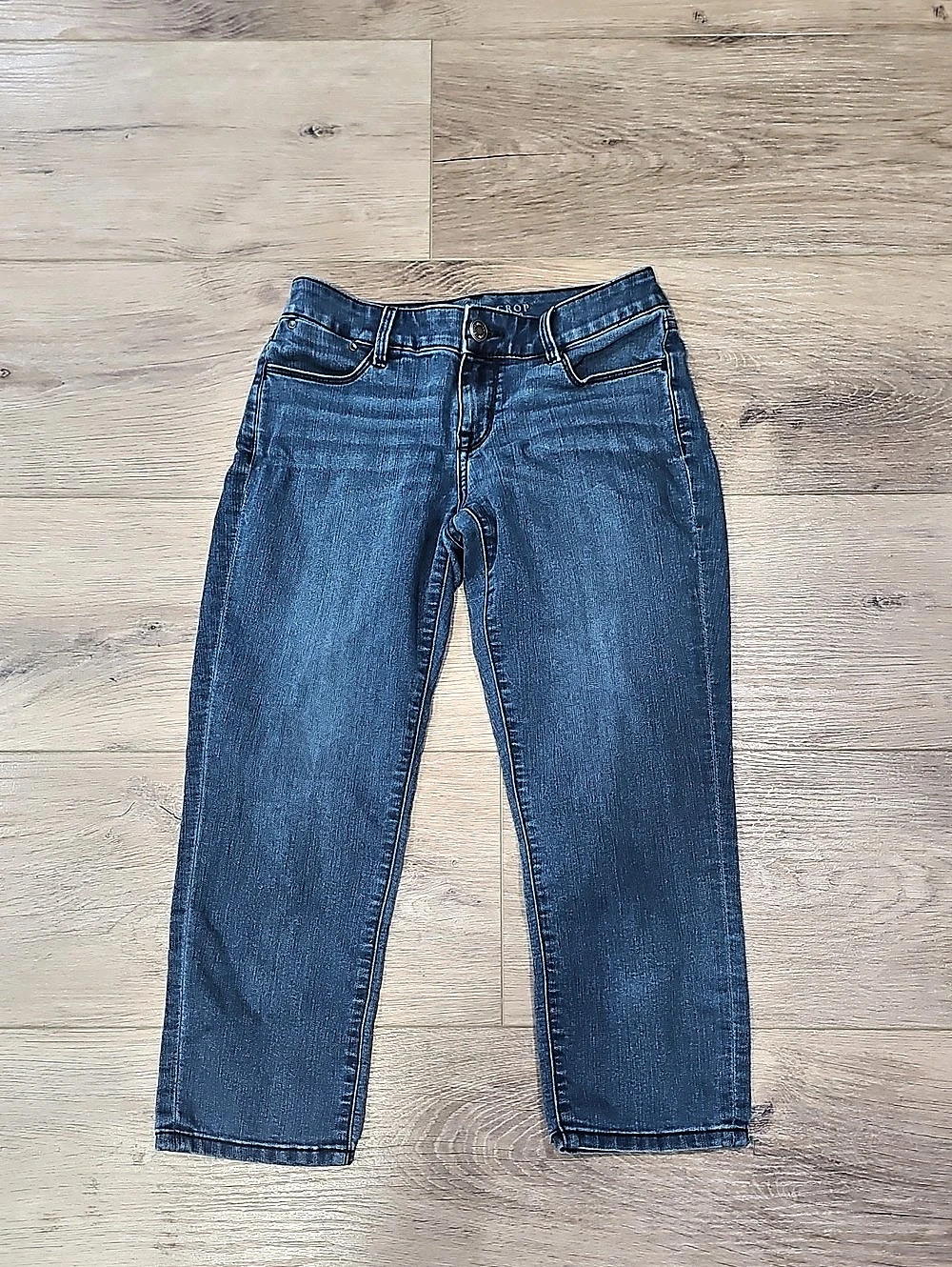 The Limited Denim Crop 312 Womens Jeans Blue Size 0